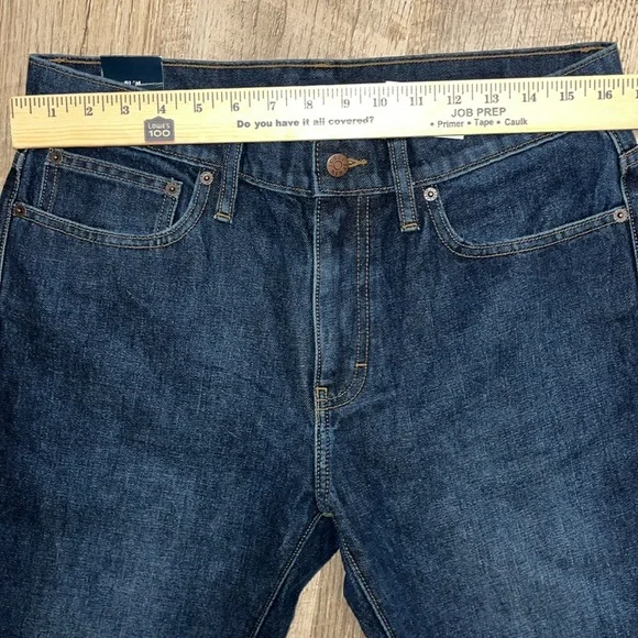 J.Crew Men's‎ Dark Wash Blue Jeans Slim Fit 32/30 - Picture 3 of 7